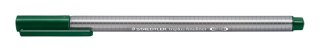 Cienkopis triplus, trójkątny, 0.3 mm, zieleń ziemi, Staedtler