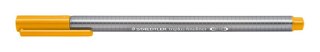 Cienkopis triplus, trójkątny, 0.3 mm, złocista ochra, Staedtler