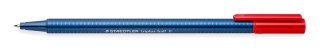 Długopis triplus ball, F, czerwony, Staedtler