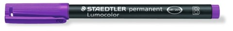 Foliopis Lumocolor, B, wodoodporny, fioletowy, Staedtler Foliopis Lumocolor, B, wodoodporny, fioletowy, Staedtler