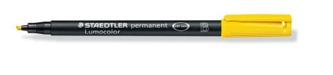 Foliopis Lumocolor, B, wodoodporny, żółty, Staedtler Foliopis Lumocolor, B, wodoodporny, żółty, Staedtler