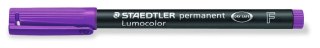 Foliopis Lumocolor, F, wodoodporny, fioletowy, Staedtler