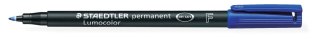 Foliopis Lumocolor, F, wodoodporny, niebieski, Staedtler