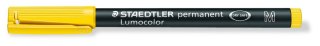 Foliopis Lumocolor, M, wodoodporny, żółty, Staedtler