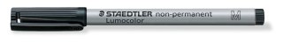 Foliopis Lumocolor, M, zmywalny, czarny, Staedtler
