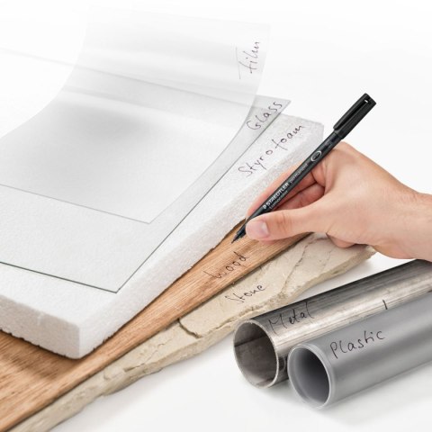 Foliopis Lumocolor, S, wodoodporny, pomarańczowy, Staedtler Foliopis Lumocolor, S, wodoodporny, pomarańczowy, Staedtler