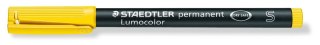 Foliopis Lumocolor, S, wodoodporny, żółty, Staedtler