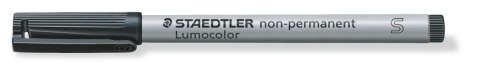 Foliopis Lumocolor, S, zmywalny, czarny, Staedtler Foliopis Lumocolor, S, zmywalny, czarny, Staedtler