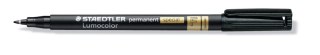 Foliopis Lumocolor special, F, wodoodporny, czarny, Staedtler