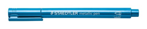 Marker metaliczny Metallic marker, okrągła końcówka, niebieski, Staedtler