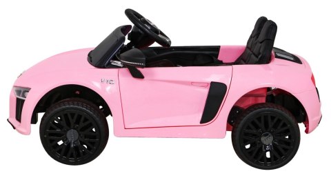 Audi R8 na akumulator dla dzieci Różowy + Pilot + EVA + Wolny Start + MP3 LED Audi R8 na akumulator dla dzieci Różowy + Pilot + EVA + Wolny Start + MP3 LED