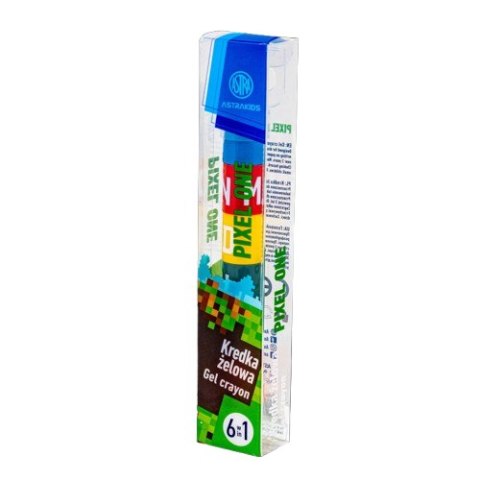 Kredka żelowa przekładana 6w1 ASTRAKIDS PIXEL ONE - 1 szt. PET box Kredka żelowa przekładana 6w1 ASTRAKIDS PIXEL ONE - 1 szt. PET box