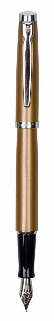 Pióro wieczne stalowe ZENITH 60 ELEGANCE GOLD w etui - 1 szt. Pióro wieczne stalowe ZENITH 60 ELEGANCE GOLD w etui - 1 szt.