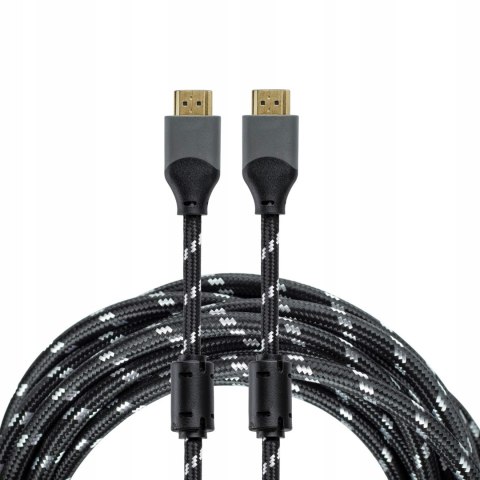 KABEL HDMI 2.0 HIGH SPEED 4K UHD 3D 48BIT MIEDŹ 5M KABEL HDMI 2.0 HIGH SPEED 4K UHD 3D 48BIT MIEDŹ 5M