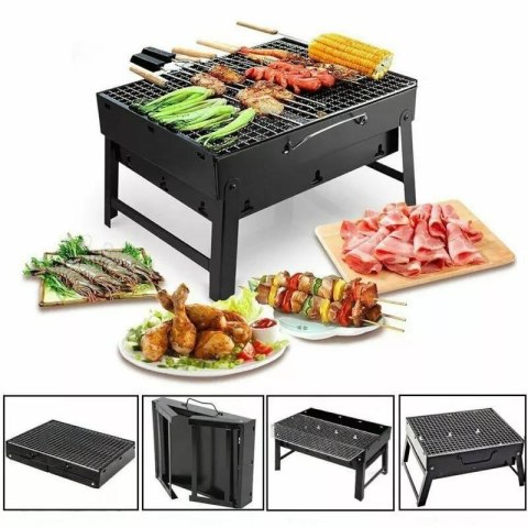 GRILL TURYSTYCZNY WĘGLOWY PRZENOŚNY WALIZKA RUSZT GRILL TURYSTYCZNY WĘGLOWY PRZENOŚNY WALIZKA RUSZT