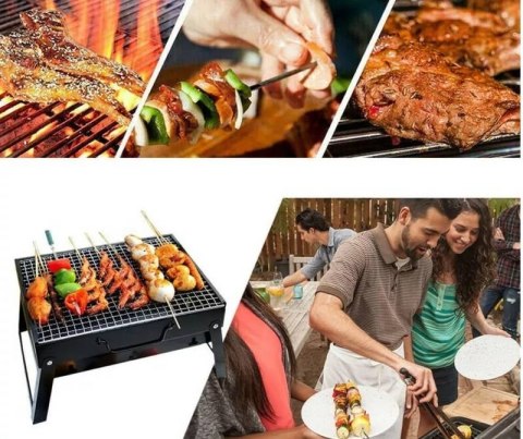 GRILL TURYSTYCZNY WĘGLOWY PRZENOŚNY WALIZKA RUSZT GRILL TURYSTYCZNY WĘGLOWY PRZENOŚNY WALIZKA RUSZT