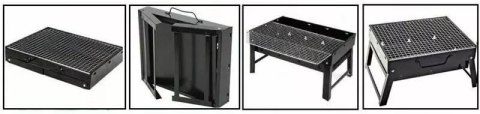 GRILL TURYSTYCZNY WĘGLOWY PRZENOŚNY WALIZKA RUSZT GRILL TURYSTYCZNY WĘGLOWY PRZENOŚNY WALIZKA RUSZT