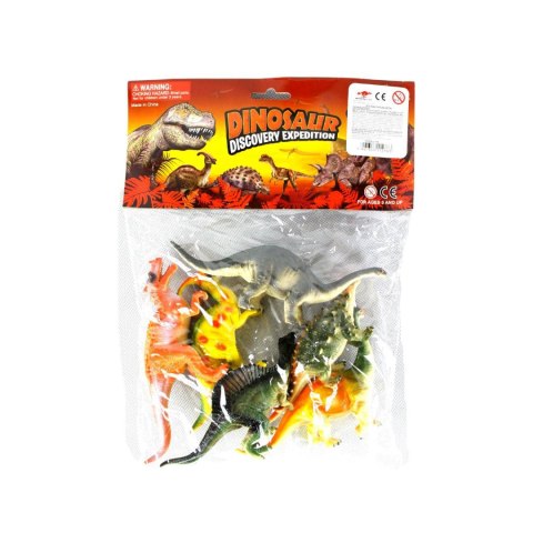 ZESTAW DINOZAURÓW FIGURKI DINOZAUR 6 SZTUK T-REX ZESTAW DINOZAURÓW FIGURKI DINOZAUR 6 SZTUK T-REX