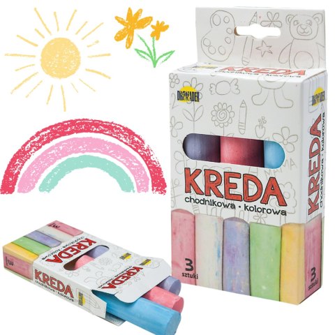KREDA CHODNIKOWA -GRUBA -3szt.TR-21158 KREDA CHODNIKOWA -GRUBA -3szt.TR-21158