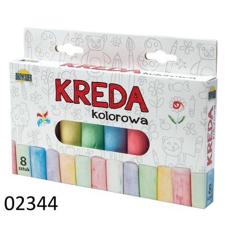 KREDA CHODNIKOWA GRUBA KOLOROWA SZKOLNA MALOWANIE KREDA CHODNIKOWA GRUBA KOLOROWA SZKOLNA MALOWANIE