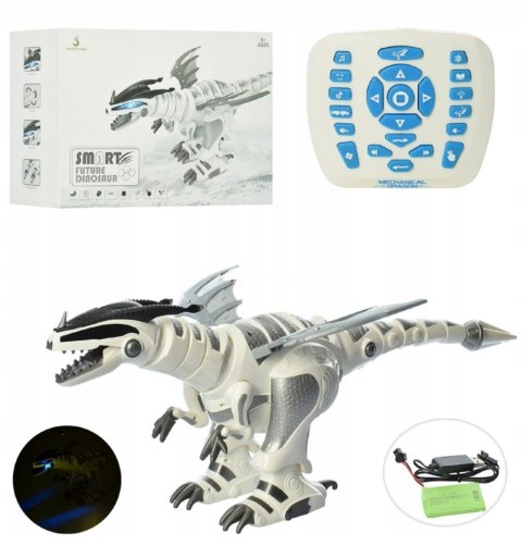 MEGA SMOK DINOZAUR ZDALNIE STEROWANY RYCZY 70CM MEGA SMOK DINOZAUR ZDALNIE STEROWANY RYCZY 70CM