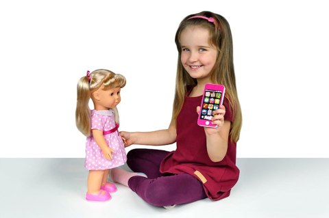 DUŻA LALKA NATALIA INTERAKTYWNA SMARTFON CHODZI