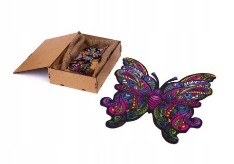 PUZZLE DREWNIANE UKŁADANKA MOTYL KOLOROWY WZORY PUZZLE DREWNIANE UKŁADANKA MOTYL KOLOROWY WZORY