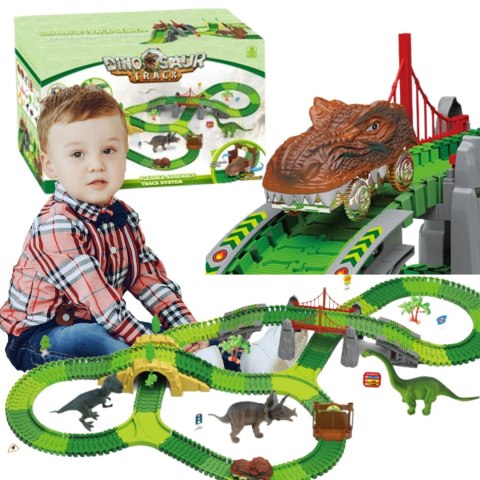 TOR WYŚCIGOWY DINOZAUR DINO PARK 270 EL XXXL 360cm TOR WYŚCIGOWY DINOZAUR DINO PARK 270 EL XXXL 360cm