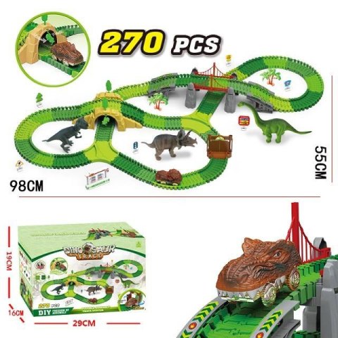 TOR WYŚCIGOWY DINOZAUR DINO PARK 270 EL XXXL 360cm TOR WYŚCIGOWY DINOZAUR DINO PARK 270 EL XXXL 360cm