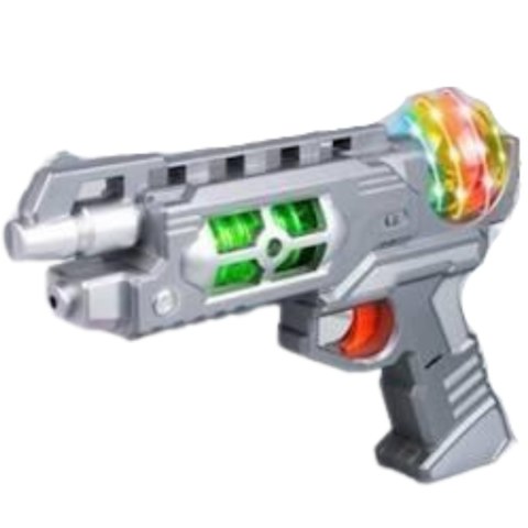 DUŻY PISTOLET Z KOLOROWYMI DIODAMI LED NA BATERIE DZIECIĘCA ZABAWA PREZENT DUŻY PISTOLET Z KOLOROWYMI DIODAMI LED NA BATERIE DZIECIĘCA ZABAWA PREZENT