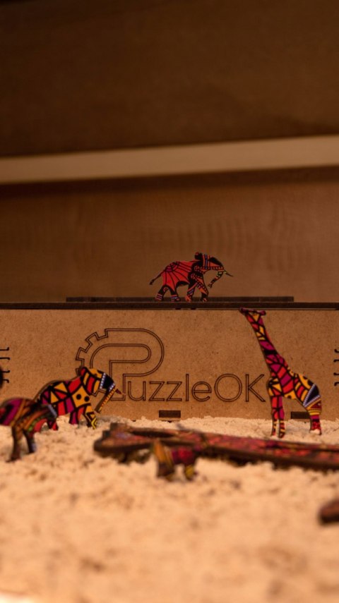PUZZLE DREWNIANE UKŁADANKA LEW MAŁY TYGRYS SIMBA PUZZLE DREWNIANE UKŁADANKA LEW MAŁY TYGRYS SIMBA