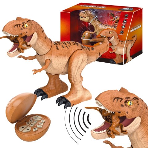 DUŻY DINOZAUR ROBOT T-REX ZDALNIE STEROWANY RYCZY DUŻY DINOZAUR ROBOT T-REX ZDALNIE STEROWANY RYCZY