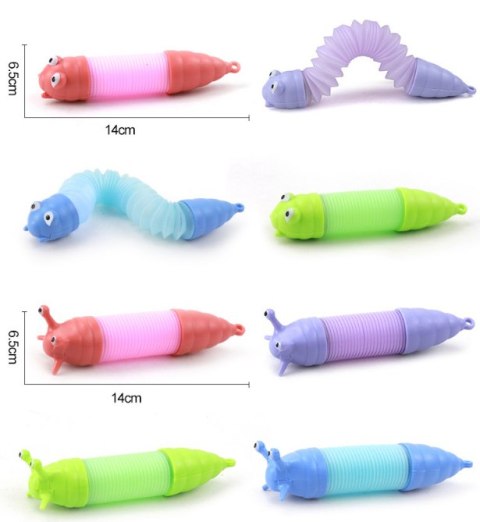 GĄSIENICA SENSORYCZNA ANTYSTRESOWA POP TUBE LED GĄSIENICA SENSORYCZNA ANTYSTRESOWA POP TUBE LED