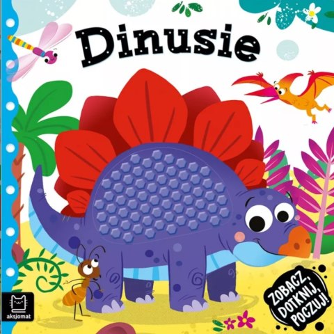 KSIĄŻECZKA SENSORYCZNA ZOBACZ DOTKNIJ POCZUJ DINO KSIĄŻECZKA SENSORYCZNA ZOBACZ DOTKNIJ POCZUJ DINO