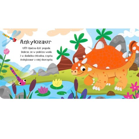 KSIĄŻECZKA SENSORYCZNA ZOBACZ DOTKNIJ POCZUJ DINO KSIĄŻECZKA SENSORYCZNA ZOBACZ DOTKNIJ POCZUJ DINO