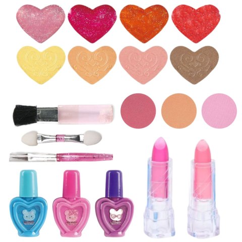 KUFEREK KOSMETYKÓW TOREBKA PAZNOKCI MAKIJAŻ MAKEUP ZESTAW LAKIERY PĘDZLE KUFEREK KOSMETYKÓW TOREBKA PAZNOKCI MAKIJAŻ MAKEUP ZESTAW LAKIERY PĘDZLE
