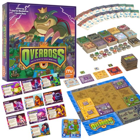 GRA PLANSZOWA KARCIANA KARTY OVERBOSS MUDUKO GRA PLANSZOWA KARCIANA KARTY OVERBOSS MUDUKO
