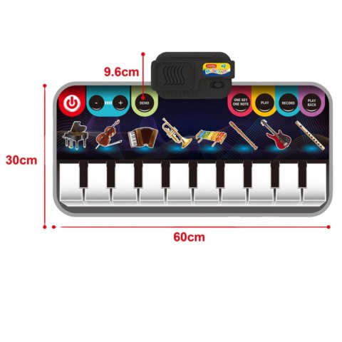 MATA MUZYCZNA TANECZNA INTERAKTYWNA PIANINO DŹWIĘK INSTRUMENTY DLA DZIECI MATA MUZYCZNA TANECZNA INTERAKTYWNA PIANINO DŹWIĘK INSTRUMENTY DLA DZIECI