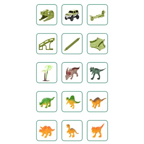 MEGA TOR WYŚCIGOWY XXXL DINOZAUR DINO PARK FIGURKI TREX AUTKO PĘTLA + AKCES MEGA TOR WYŚCIGOWY XXXL DINOZAUR DINO PARK FIGURKI TREX AUTKO PĘTLA + AKCES