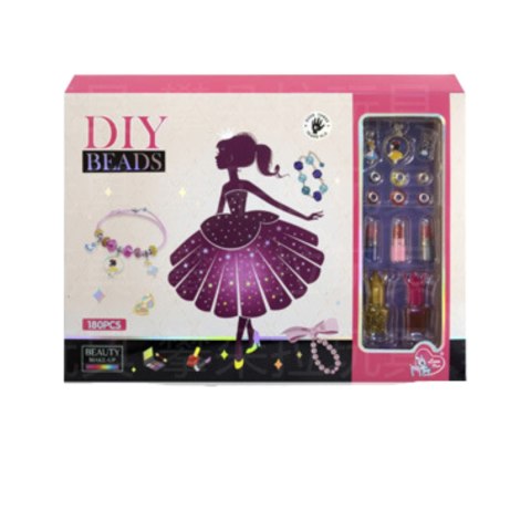 ZESTAW DO ROBIENIA BIŻUTERII BRANSOLETEK DIY KORALIKI CHARMS MAKEUP LAKIERY ZESTAW DO ROBIENIA BIŻUTERII BRANSOLETEK DIY KORALIKI CHARMS MAKEUP LAKIERY