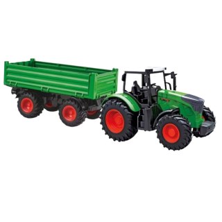 ZESTAW ROLNICZY Z CIĄGNIKIEM I ZAGRODĄ DLA DZIECI ZWIERZĘTA TRAKTOR + AKCES