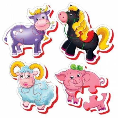 BABY PUZZLE ZESTAW EDUKACYJNY FARMA GRA DLA NAJMŁODSZYCH ROTER KAFER BABY PUZZLE ZESTAW EDUKACYJNY FARMA GRA DLA NAJMŁODSZYCH ROTER KAFER