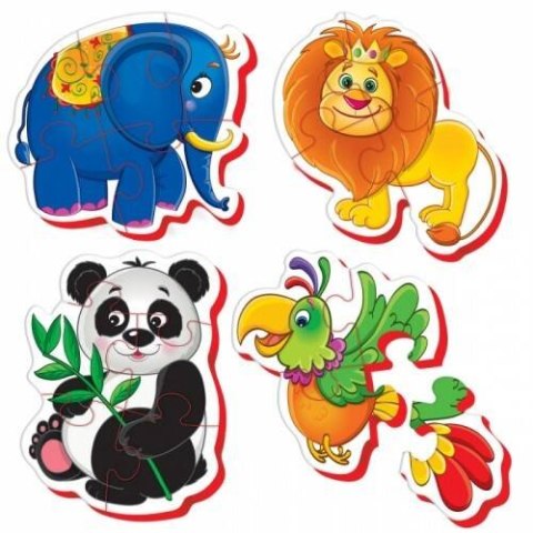 BABY PUZZLE ZESTAW EDUKACYJNY ZOO 16 ELEMENTÓW DLA NAJMŁODSZYCH ROTER KAFER BABY PUZZLE ZESTAW EDUKACYJNY ZOO 16 ELEMENTÓW DLA NAJMŁODSZYCH ROTER KAFER