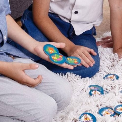 GRA EDUKACYJNA WESOŁE RODZINKI ZWIERZĘTA ŻETONY GRA DLA DZIECI ROTER KAFER GRA EDUKACYJNA WESOŁE RODZINKI ZWIERZĘTA ŻETONY GRA DLA DZIECI ROTER KAFER