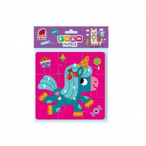 PIANKOWE PUZZLE 2W1 JEDNOROŻEC LAMA DLA NAJMŁODSZYCH UKŁADANKA ROTER KAFER PIANKOWE PUZZLE 2W1 JEDNOROŻEC LAMA DLA NAJMŁODSZYCH UKŁADANKA ROTER KAFER