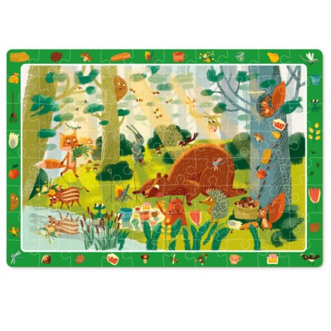 PUZZLE OBSERWACYJNE MAGICZNY LAS 80 ELEMENTÓW KOLOROWA UKŁADANKA DLA DZIECI PUZZLE OBSERWACYJNE MAGICZNY LAS 80 ELEMENTÓW KOLOROWA UKŁADANKA DLA DZIECI