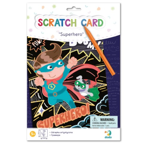 ZDRAPKA ARTYSTYCZNA "SUPERBOHATEROWIE" MALOWANIE METODĄ SCRATCH DLA DZIECI ZDRAPKA ARTYSTYCZNA "SUPERBOHATEROWIE" MALOWANIE METODĄ SCRATCH DLA DZIECI