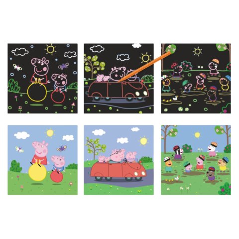 ZDRAPKA ARTYSTYCZNA ŚWINKA PEPPA MALOWANIE METODĄ SCRATCH DLA NAJMŁODSZYCH ZDRAPKA ARTYSTYCZNA ŚWINKA PEPPA MALOWANIE METODĄ SCRATCH DLA NAJMŁODSZYCH