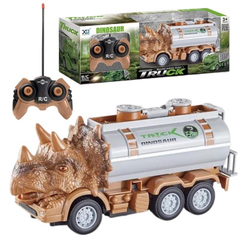 CIĘŻARÓWKA DINOZAOR ZBIORNIK CYSTERNA ZDALNIE STEROWANY RC ŚWIATŁO DŹWIĘK CIĘŻARÓWKA DINOZAOR ZBIORNIK CYSTERNA ZDALNIE STEROWANY RC ŚWIATŁO DŹWIĘK