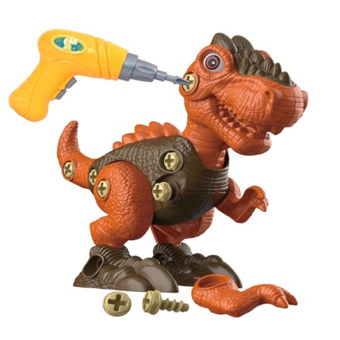 DINOZAUR DO SKRĘCANIA Z WKRĘTARKĄ ZESTAW MAŁEGO MAJSTERKOWICZA ZRÓB TO SAM DINOZAUR DO SKRĘCANIA Z WKRĘTARKĄ ZESTAW MAŁEGO MAJSTERKOWICZA ZRÓB TO SAM